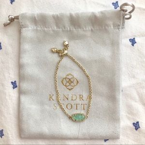 Kendra Scott Elaina Bracelet Chalcedony Glass